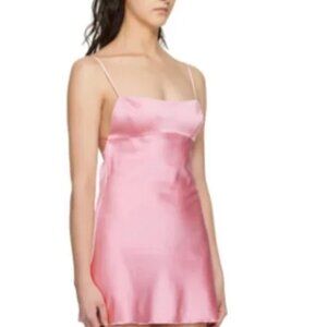 Danielle Guizio Silk Pink Dress